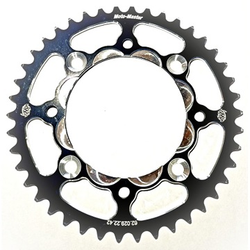 Фото Задняя шестерня, алюминиевая 415-41T черная, Moto-Master, SX50 14-26, TC50 17-26, MC50 21-26